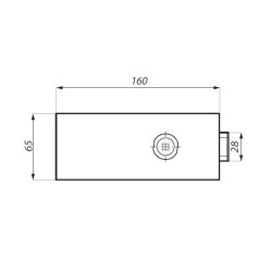 TGL15SNH NA - Central lock (single action) prepared for lever handle TGL15SNH NA - Central lock (single action) prepared for lever handle