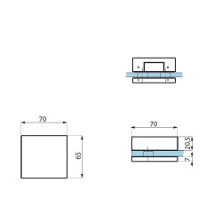 TGS10D SSS - Strike patch for TGL15D, TGL15DNH TGS10D SSS - Strike patch for TGL15D, TGL15DNH