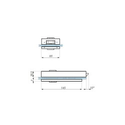TGL35S NABL - Central lock (single action) prepared for europrofile cylinder and lever handle TGL35S NABL - Central lock (single action) prepared for europrofile cylinder and lever handle