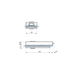 TGL35SBBK SSS - Central lock (single action) with key, prepared for lever handle TGL35SBBK SSS - Central lock (single action) with key, prepared for lever handle