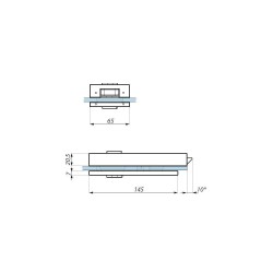 TGL35SNH NA - Central lock (single action) prepared for lever handle TGL35SNH NA - Central lock (single action) prepared for lever handle