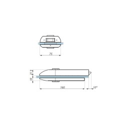 TGL45S SSS - Central lock (single action) prepared for europrofile cylinder and lever handle TGL45S SSS - Central lock (single action) prepared for europrofile cylinder and lever handle