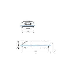 TGL45SNH SSS - Central lock (single action) prepared for lever handle TGL45SNH SSS - Central lock (single action) prepared for lever handle
