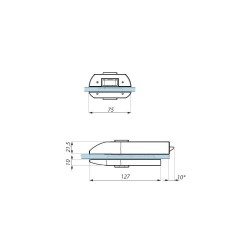 TGL40S SSS - Central lock (single action) prepared for europrofile cylinder and lever handle TGL40S SSS - Central lock (single action) prepared for europrofile cylinder and lever handle