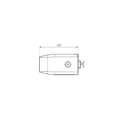 TGL40SNH SSS - Central lock (single action) prepared for lever handle TGL40SNH SSS - Central lock (single action) prepared for lever handle