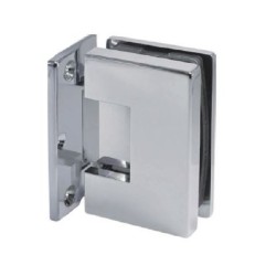 TGAH801OS PC - Adjustable hinge with offset fixing plate glass to wall 90°