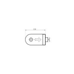 TGL60S NA - Central lock (single action) prepared for europrofile cylinder and lever handle TGL60S NA - Central lock (single action) prepared for europrofile cylinder and lever handle