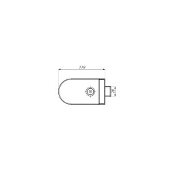TGL60SNH SSS - Central lock (single action) prepared for lever handle TGL60SNH SSS - Central lock (single action) prepared for lever handle