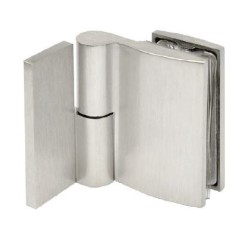 TTU90-OSLH PC - Lifted hinge with offset fixing plate left wall to glass 90° TTU90-OSLH PC - Lifted hinge with offset fixing plate left wall to glass 90°