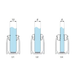 U1 - Seal for FIXD profile U1 - Seal for FIXD profile