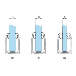 U1-BL - Seal for FIXD profile U1-BL - Seal for FIXD profile