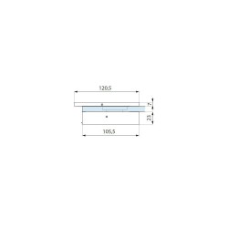 TGS70L-ER SSS - Vertical strike patch with electric strike - left TGS70L-ER SSS - Vertical strike patch with electric strike - left