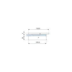 TGS70R-E SSS - Vertical strike patch with electric strike - right TGS70R-E SSS - Vertical strike patch with electric strike - right