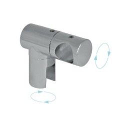 JH02ADJ PC - „T” connector side glass to round bar JH02ADJ PC - „T” connector side glass to round bar