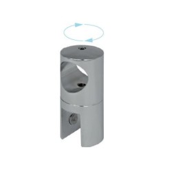 JH03AA PC - Łącznik przelotowy, osiowy szkło - reling JH03AA PC - Łącznik przelotowy, osiowy szkło - reling