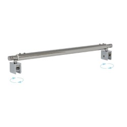 JH001ADJ/500 PC - Reling okrągły, regulowany szkło - szkło JH001ADJ/500 PC - Reling okrągły, regulowany szkło - szkło