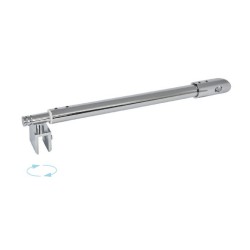 JH003ADJ/450 SC - Adjustable stabilizing bar wall to glass 45°, 270-450mm JH003ADJ/450 SC - Adjustable stabilizing bar wall to glass 45°, 270-450mm