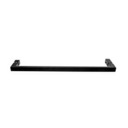 H02-20/40-450 BL - Square pull handle (towel holder) with knob H02-20/40-450 BL - Square pull handle (towel holder) with knob