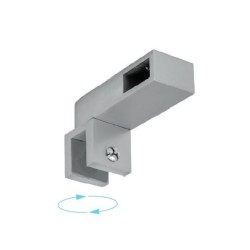 SHC02ADJ SC - „T” connector side glass to rectangular bar SHC02ADJ SC - „T” connector side glass to rectangular bar