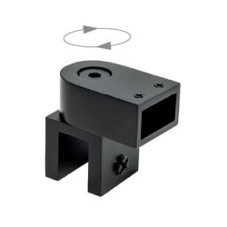SHC03BA BL - End connector glass to rectangular bar 90° SHC03BA BL - End connector glass to rectangular bar 90°