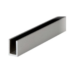 FIXSG08-2300AX - U-section profile for fixed panels FIXSG08-2300AX - U-section profile for fixed panels