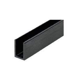 FIXSG08-2300NABL - U-section profile for fixed panels FIXSG08-2300NABL - U-section profile for fixed panels
