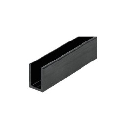 FIXSG08-3000NABL - U-section profile for fixed panels FIXSG08-3000NABL - U-section profile for fixed panels