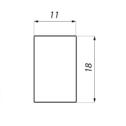 FIXSG08-EC SSS - End cap FIXSG08-EC SSS - End cap
