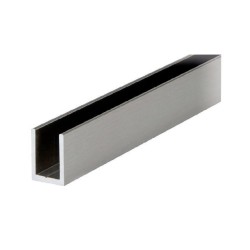 FIXSG10-3000AX - U-section profile for fixed panels FIXSG10-3000AX - U-section profile for fixed panels