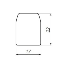 FIXD-EC ABS BL - End cap FIXD-EC ABS BL - End cap