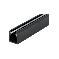 FIXS-SET3000NABL - U-section profile for fixed panels with preassembled seal