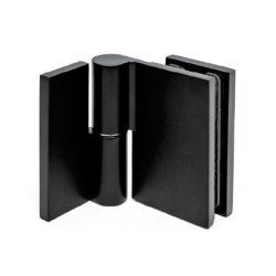 TGHU90-OSLH BL - Lifted hinge left wall to glass 90° offset fixing plate TGHU90-OSLH BL - Lifted hinge left wall to glass 90° offset fixing plate