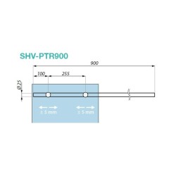 SHV-PTR900 PSS - Preassembled main rail ready for installation SHV-PTR900 PSS - Preassembled main rail ready for installation