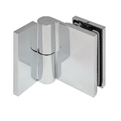 TGHU90-OSLH PC - Lifted hinge left wall to glass 90° offset fixing plate TGHU90-OSLH PC - Lifted hinge left wall to glass 90° offset fixing plate