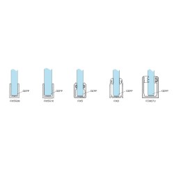 GEPP-3000 - Glass edge protection for U-Section profiles GEPP-3000 - Glass edge protection for U-Section profiles