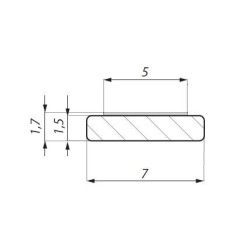 GEPP-2300 - Glass edge protection for U-Section profiles GEPP-2300 - Glass edge protection for U-Section profiles