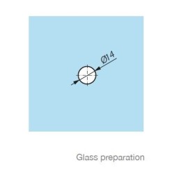 KH48JS BL  - Door knob 28x46