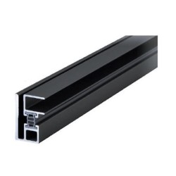 SHMW-SET NABL - Set composed of two aluminium sealing profiles with the magnetic strip glass to wall installation 90°