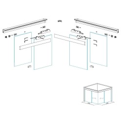 TSC-WM90SET NABL - Corner set 90° (two sliding panels and two fix panels) TSC-WM90SET NABL - Corner set 90° (two sliding panels and two fix panels)