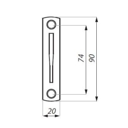 KP625 PSS - Zaczep do zamka US625 KP625 PSS - Zaczep do zamka US625