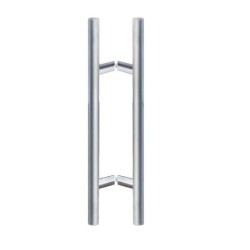 FH16-25-450L SSS - Uchwyt drzwiowy odchylony - kąt 50°