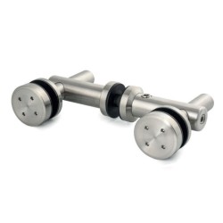 MCN6-FQ SSS - Double point fix connector with perpendicular panel with point studs FQ MCN6-FQ SSS - Double point fix connector with perpendicular panel with point studs FQ