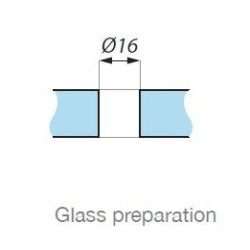 MCN6-FQ SSS - Double point fix connector with perpendicular panel with point studs FQ MCN6-FQ SSS - Double point fix connector with perpendicular panel with point studs FQ