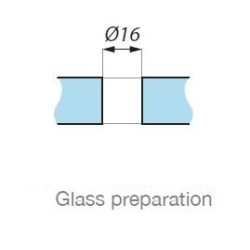 PGN1-FQ SSS - Swivel point fix connector (wall to glass) with point stud FQ PGN1-FQ SSS - Swivel point fix connector (wall to glass) with point stud FQ