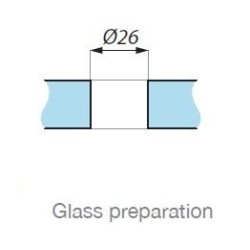 PGN1-FHQ SSS - Swivel point fix connector (wall to glass) with point stud FHQ PGN1-FHQ SSS - Swivel point fix connector (wall to glass) with point stud FHQ
