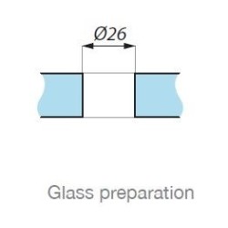 PGN1-FHQ17,52 SSS - Swivel point fix connector (wall to glass) with point stud FHQ17,52 PGN1-FHQ17,52 SSS - Swivel point fix connector (wall to glass) with point stud FHQ17,52