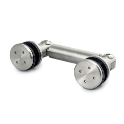PGN2-FHQ17,52 SSS - Swivel point fix connector (glass-glass 180°) with point studs FHQ17,52 PGN2-FHQ17,52 SSS - Swivel point fix connector (glass-glass 180°) with point studs FHQ17,52