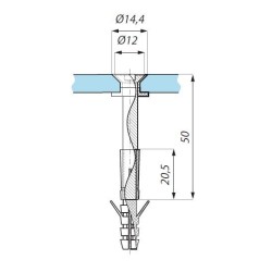 MPE06 - Countersunk point fixing MPE06 - Countersunk point fixing