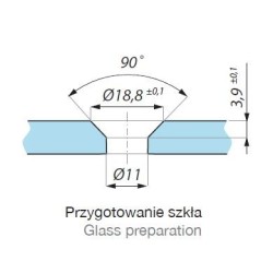 MPE08 - Stożkowe mocowanie punktowe ø18,6 MPE08 - Stożkowe mocowanie punktowe ø18,6