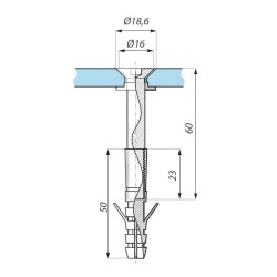 MPE08 - Countersunk point fixing MPE08 - Countersunk point fixing